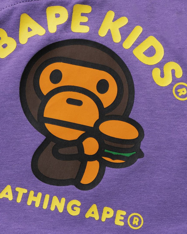 Dětské Body Bape Milo Junk Jídlo Layered Romper Fialové | 45968VZLD