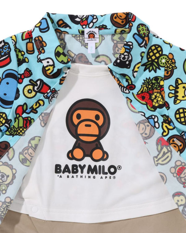 Dětské Body Bape Milo Mixed Fruit Layered Rompers Světle Blankyt | 07163GRJZ