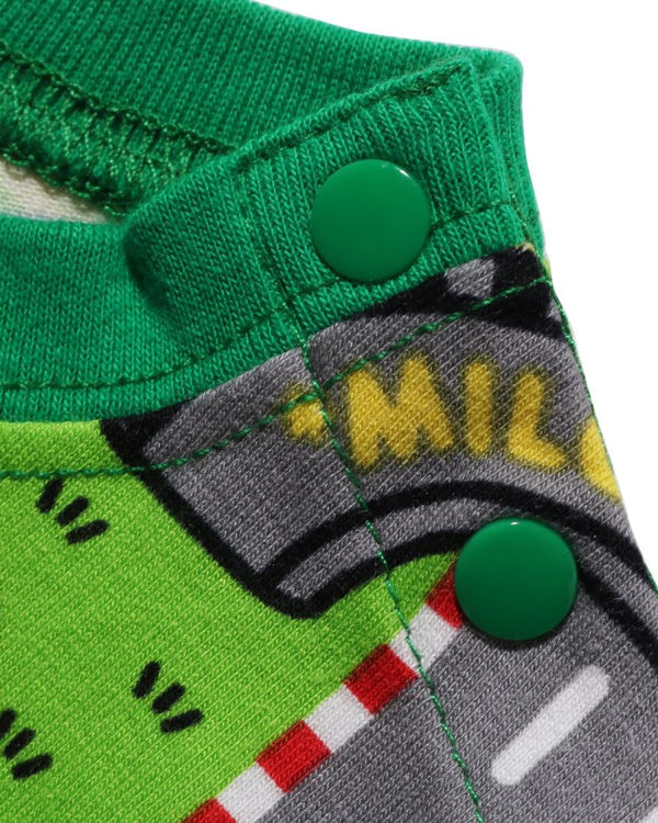 Dětské Body Bape Milo Závodní Tyrkysové | 72051IQBH
