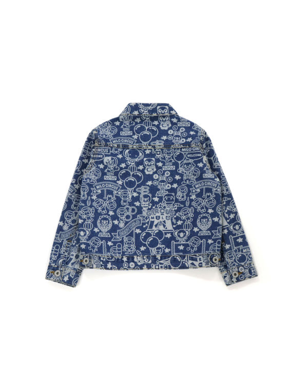 Dětské Bundy Bape Milo Circus Denim Blankyt | 95874NEZB