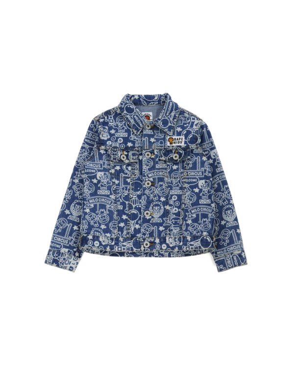 Dětské Bundy Bape Milo Circus Denim Blankyt | 95874NEZB