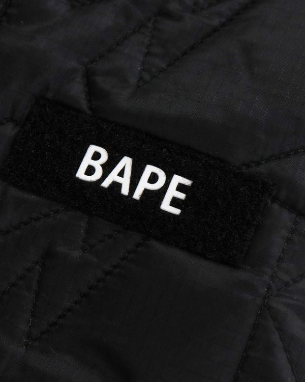 Dětské Bundy Bape Multi Patch STA Prošívaný Černé | 49260DROF