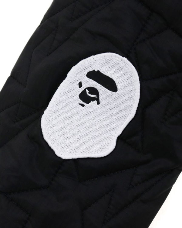 Dětské Bundy Bape Multi Patch STA Prošívaný Černé | 49260DROF