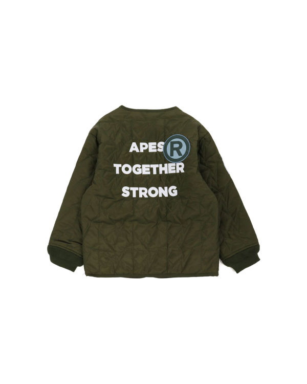 Dětské Bundy Bape Multi Patch STA Prošívaný Zelene | 60791WKNX