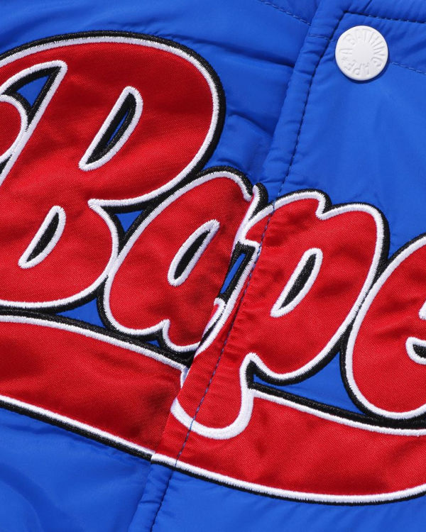 Dětské Bundy Bape Patch Polstrovaný Blankyt | 67829MWYU