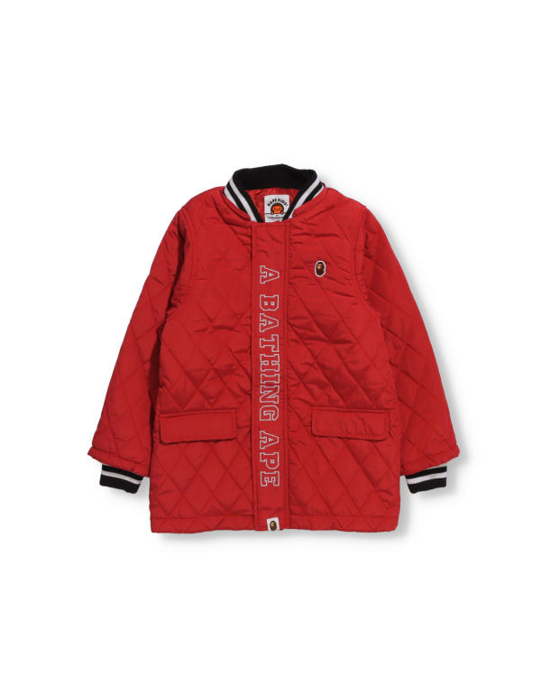 Dětské Bundy Bape Quilting Světle Červené | 39842HOWS