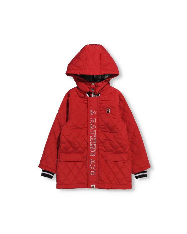 Dětské Bundy Bape Quilting Světle Červené | 39842HOWS