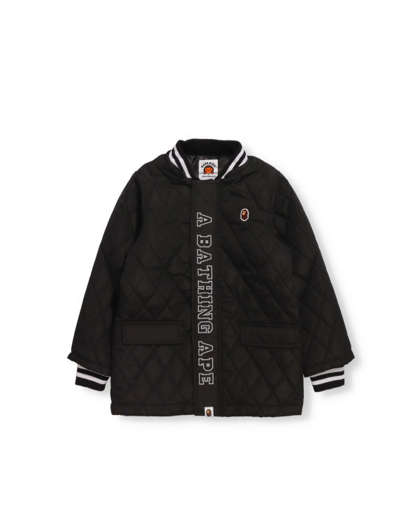 Dětské Bundy Bape Quilting Černé | 81569DFET