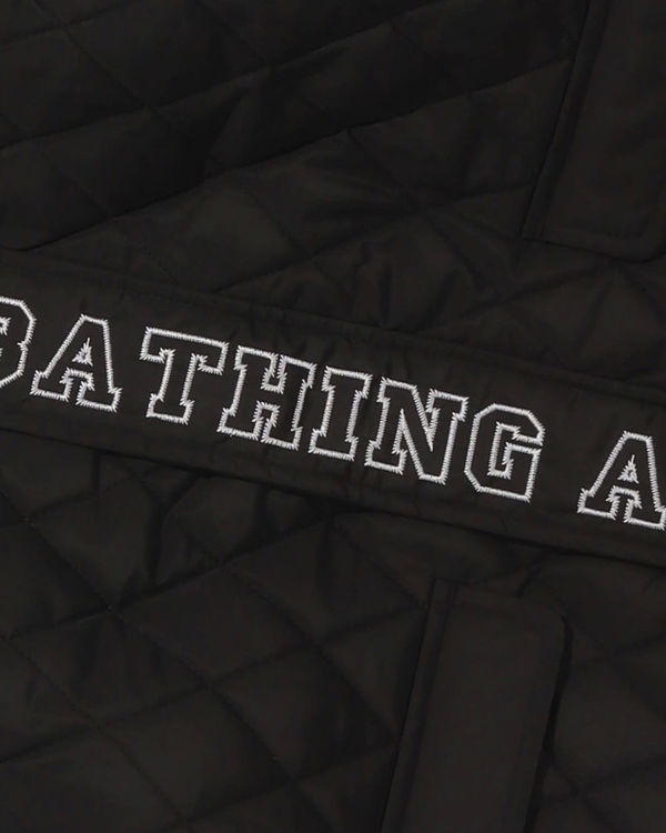 Dětské Bundy Bape Quilting Černé | 81569DFET