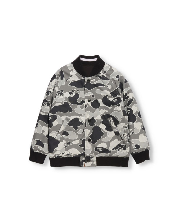 Dětské Bundy Bape STA Camo Milo Reversible Černé | 07532CZEV