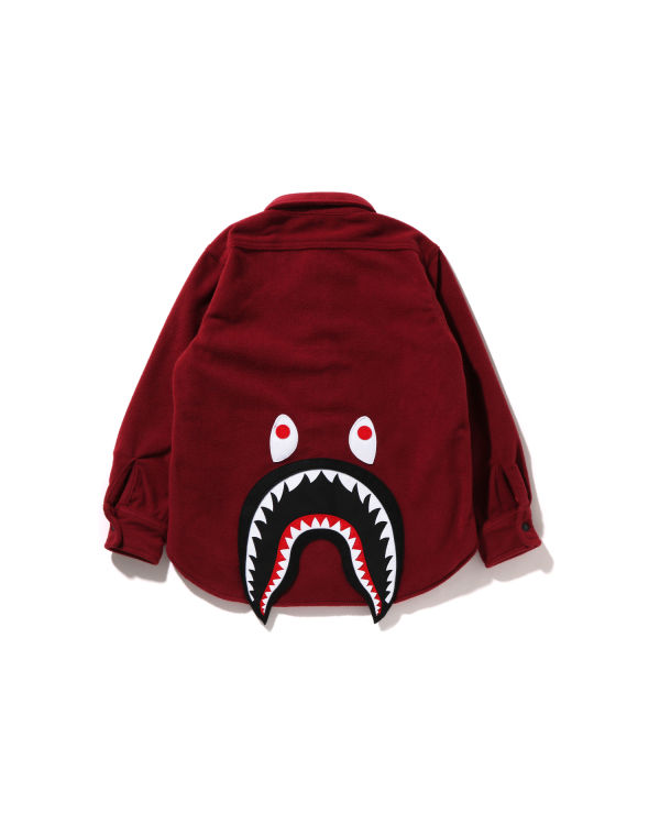 Dětské Bundy Bape Shark Patch Světle Červené | 78061ITDZ