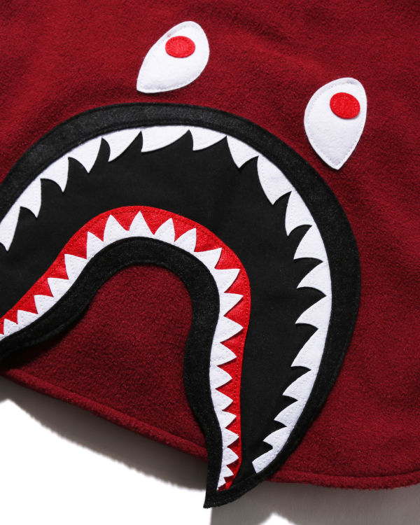 Dětské Bundy Bape Shark Patch Světle Červené | 78061ITDZ