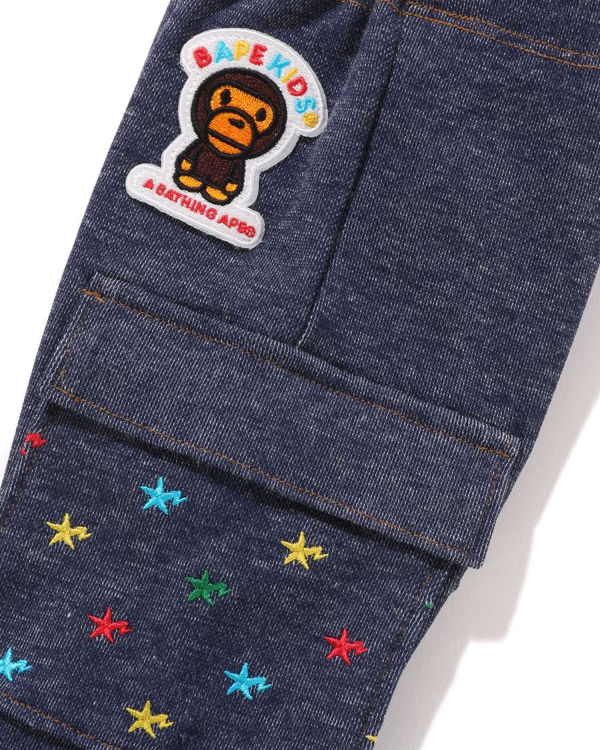 Dětské Džíny Bape Milo STA Jersey Blankyt | 13972GSZV