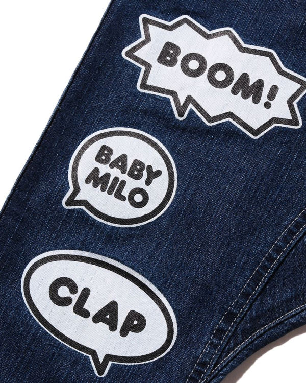 Dětské Džíny Bape Milo Speech Balloon Blankyt | 76123BAJQ