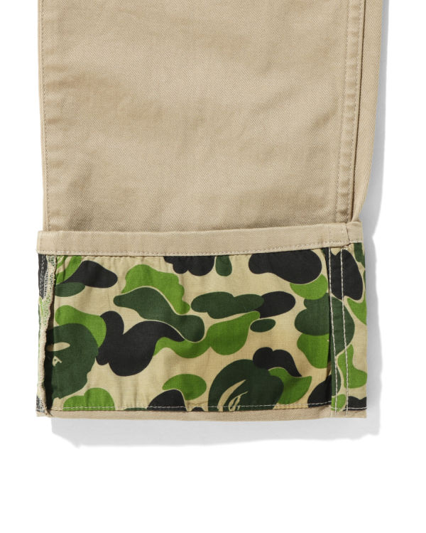 Dětské Kalhoty Bape ABC Camo Cuffed Béžový | 57046ZVIU