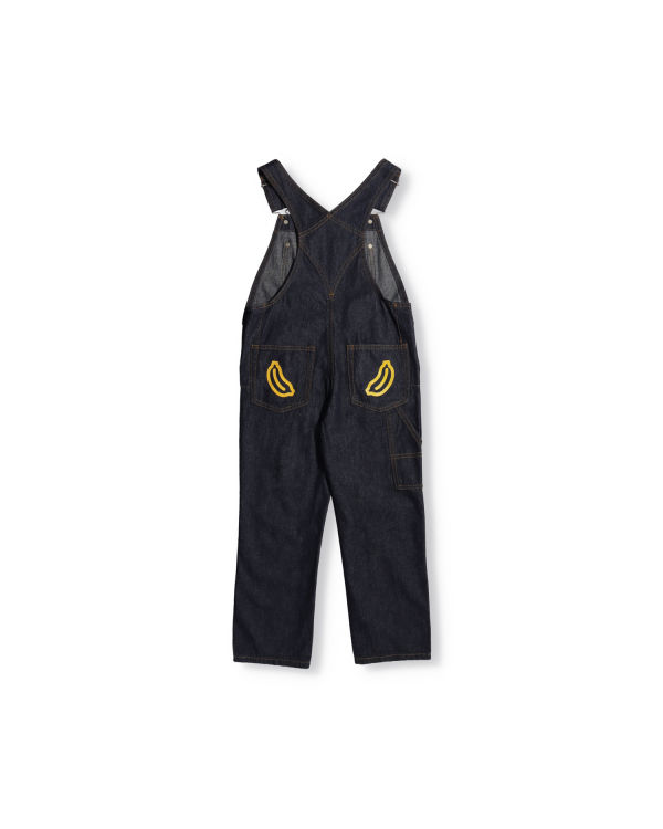 Dětské Kalhoty Bape Milo Friends Denim Dungaree Blankyt | 37925ESKU