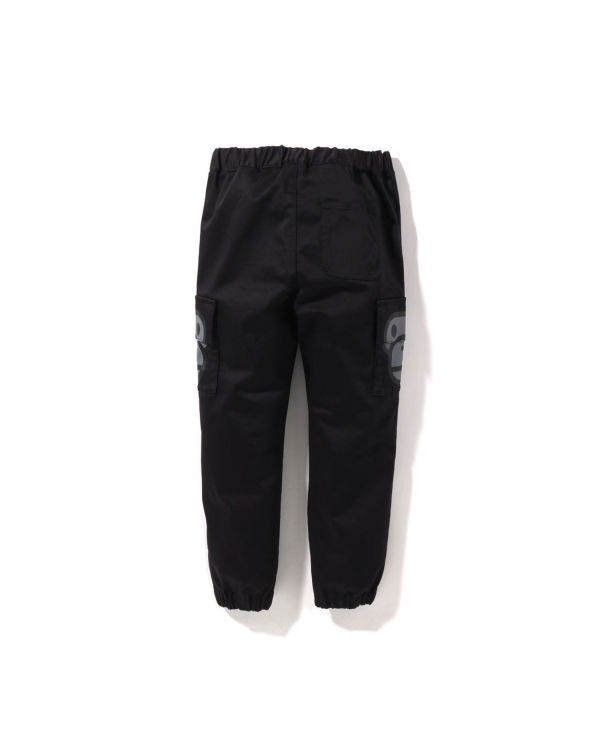 Dětské Kalhoty Bape Milo Side Pocket Face Černé | 16498RGQD