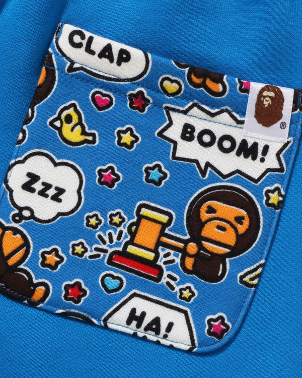 Dětské Kalhoty Bape Milo Speech Balloon Slim Blankyt | 27315HBCO