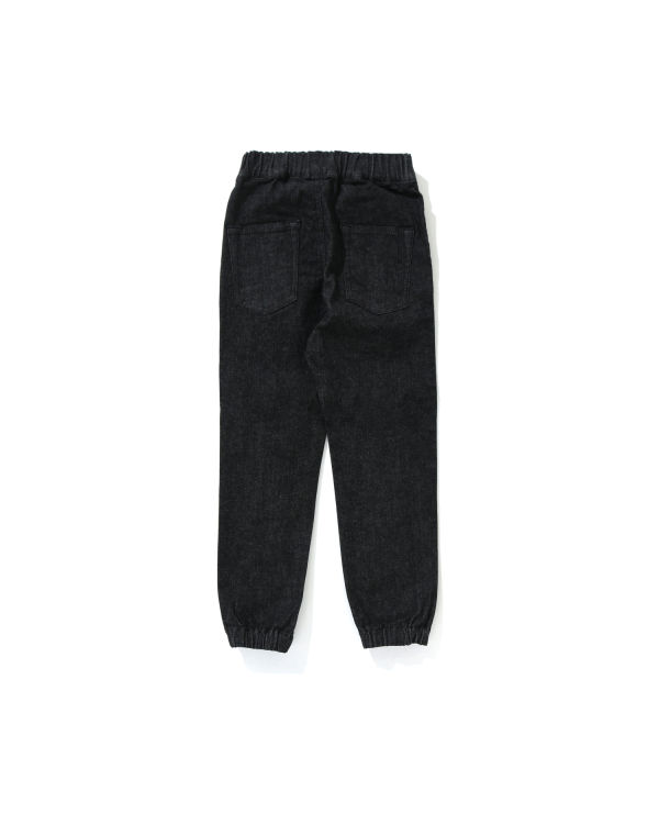 Dětské Kalhoty Jogger Bape Shark Denim Černé | 23017UCIX