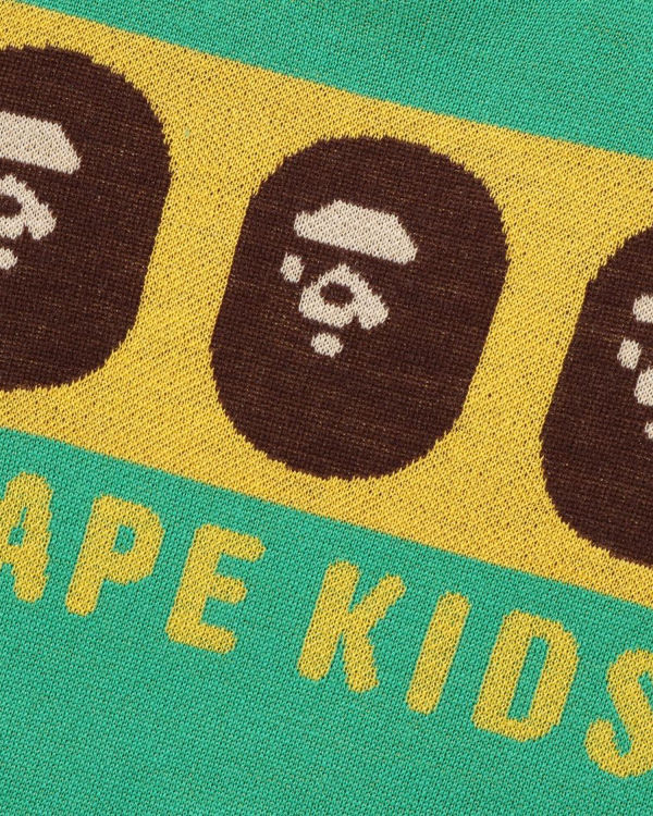 Dětské Knitwear Bape Ape Head Světle Zelene | 04826ULBR