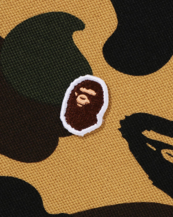 Dětské Košile Bape 1st Camo One Point Polo Žluté | 19702UWAR