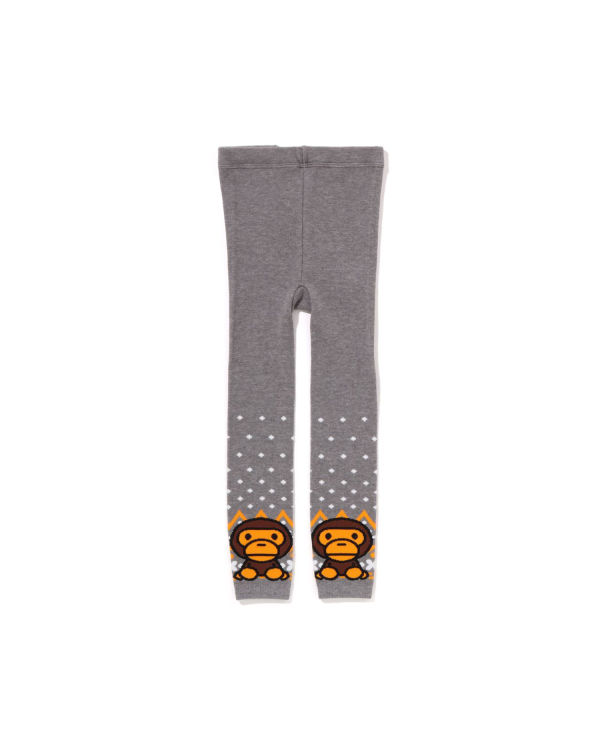 Dětské Legíny Bape Milo Nordic Šedé | 70294VYKG