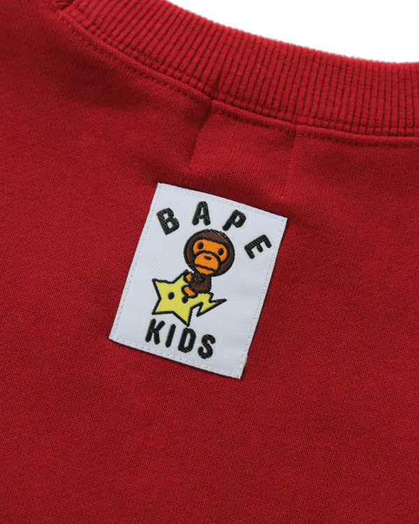 Dětské Mikiny Bape Milo Christmas Tree Crewneck Světle Červené | 91402SBIT