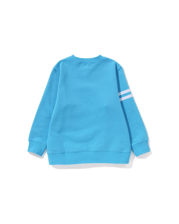 Dětské Mikiny Bape Milo Emblem Crewneck Blankyt | 78521HBUI