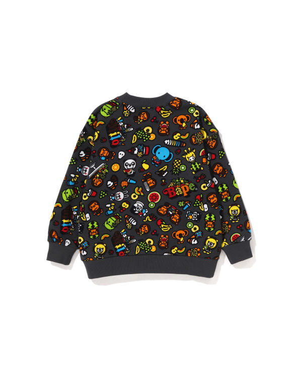 Dětské Mikiny Bape Milo Mixed Fruit Tmavě Šedé | 37261WZON