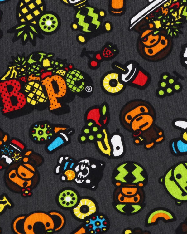 Dětské Mikiny Bape Milo Mixed Fruit Tmavě Šedé | 37261WZON
