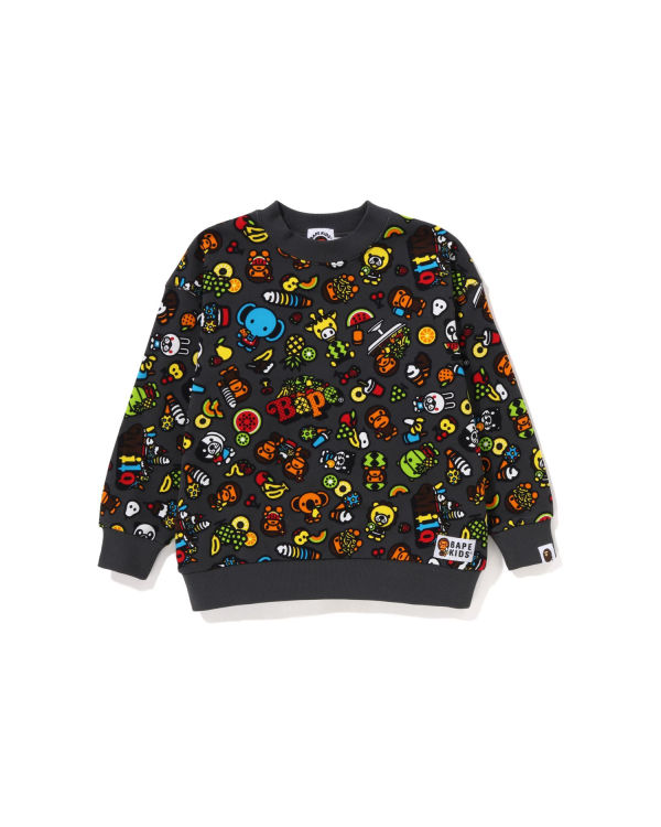 Dětské Mikiny Bape Milo Mixed Fruit Tmavě Šedé | 37261WZON