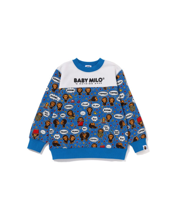 Dětské Mikiny Bape Milo Speech Balloon Crewneck Blankyt | 27049YOHI