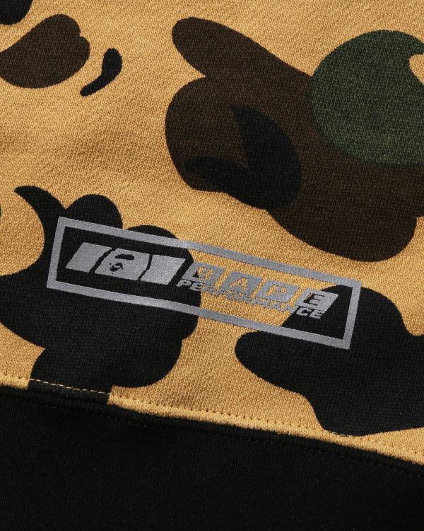 Dětské Mikiny S Kapucí Bape 1st Camo Závodní Layered Pullover Žluté | 78620UNPI