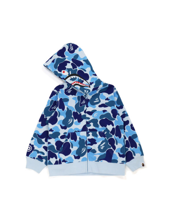 Dětské Mikiny S Kapucí Bape Big ABC Camo Shark Zip Blankyt | 69702TEXQ