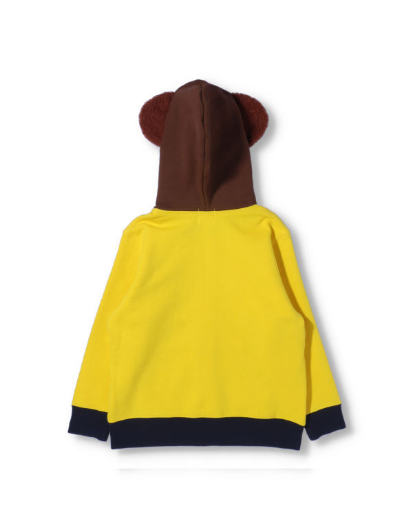 Dětské Mikiny S Kapucí Bape Milo Friends Zip Žluté | 46725WQAK