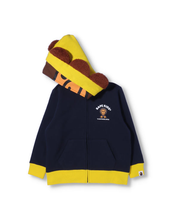 Dětské Mikiny S Kapucí Bape Milo Friends Zip Blankyt | 53418UWBI