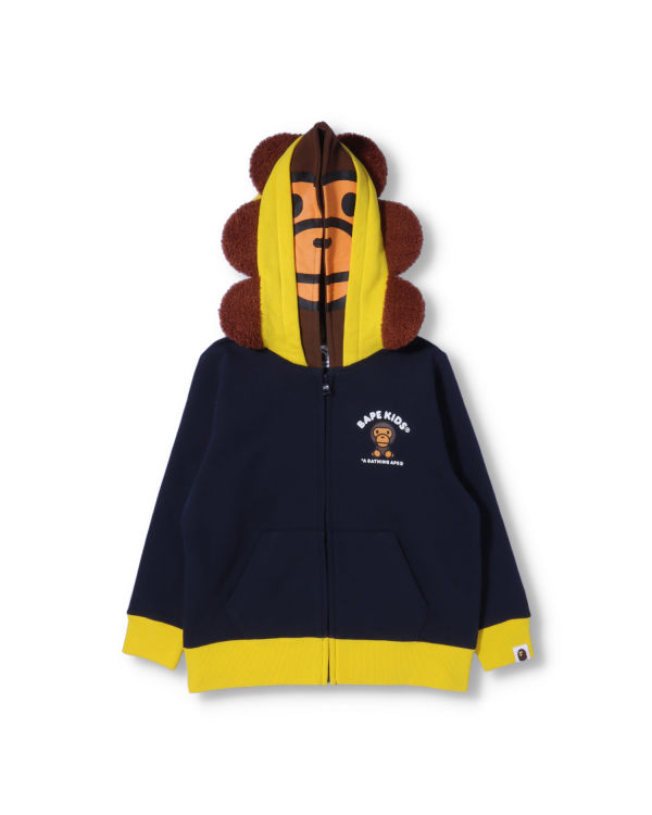 Dětské Mikiny S Kapucí Bape Milo Friends Zip Blankyt | 53418UWBI
