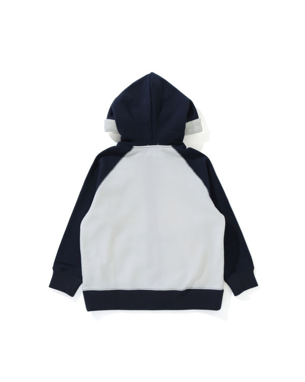 Dětské Mikiny S Kapucí Bape Milo Star Zip Tmavě Blankyt | 90153DEMP