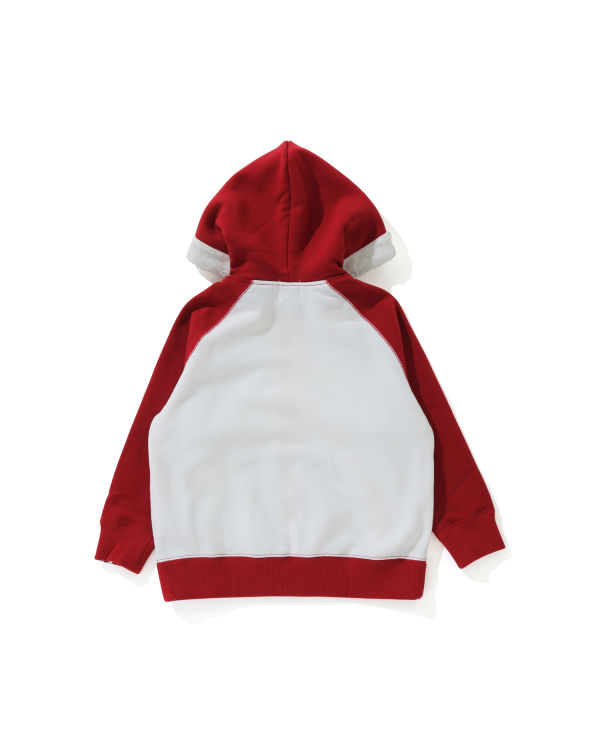 Dětské Mikiny S Kapucí Bape Milo Star Zip Světle Červené | 98752QRXK