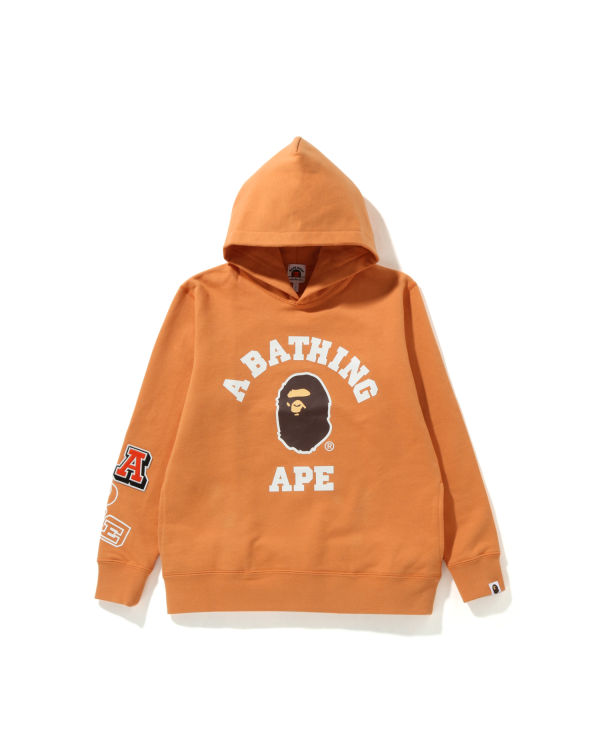 Dětské Mikiny S Kapucí Bape Multi Fonts Pullover JR Oranžové | 45793HUPM