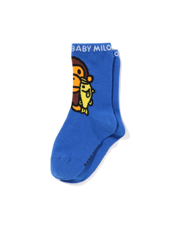 Dětské Ponožky Bape Milo Black Bass Blankyt | 01843QRYU