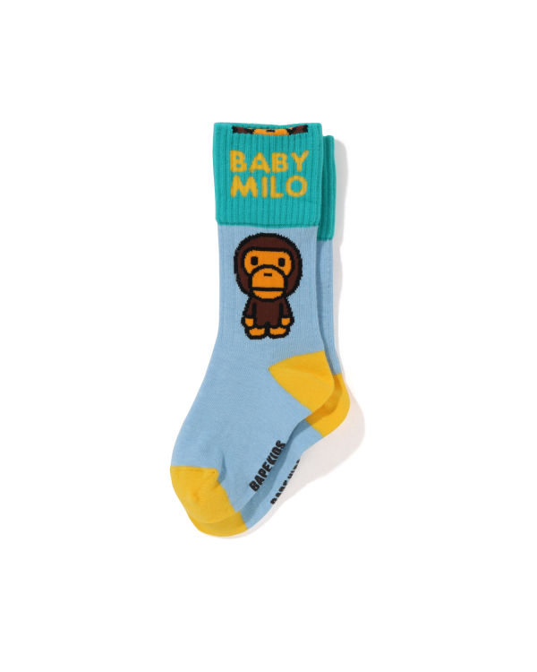 Dětské Ponožky Bape Milo Cuffs Světle Blankyt | 16370UDBQ