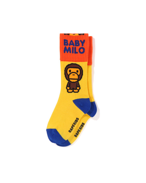 Dětské Ponožky Bape Milo Cuffs Žluté | 21547VBHR