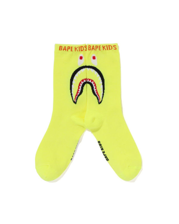 Dětské Ponožky Bape Shark Žluté | 75689UWNF