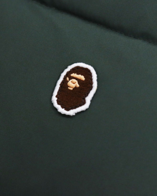 Dětské Péřové Bundy Bape One Point Tmavě Zelene | 02587LTYG