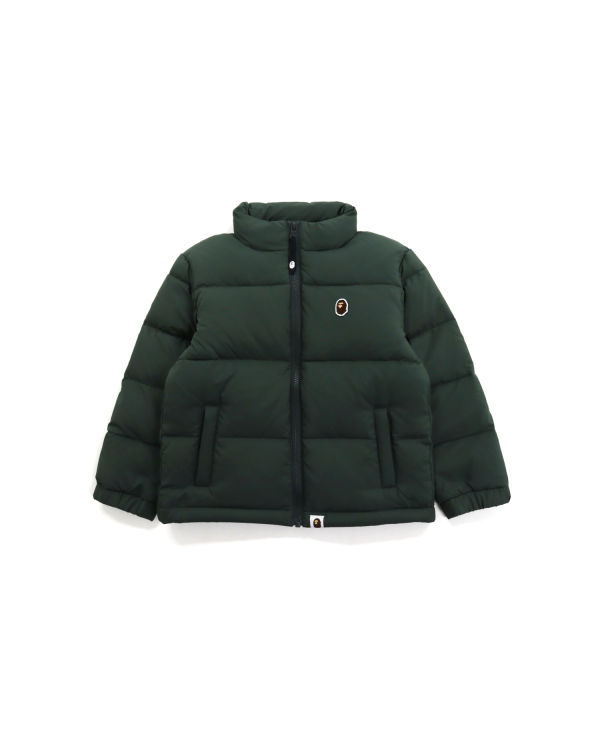 Dětské Péřové Bundy Bape One Point Tmavě Zelene | 02587LTYG
