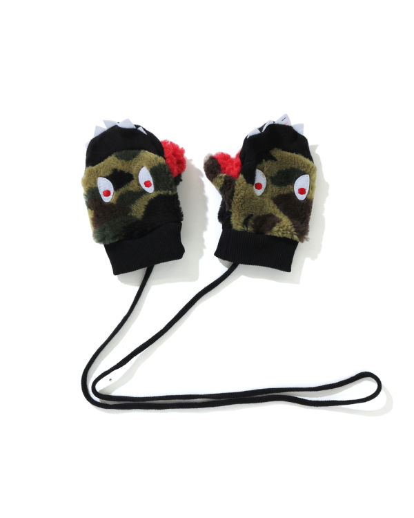 Dětské Rukavice Bape 1st Camo Boa Shark Mittens Zelene | 57069XISV