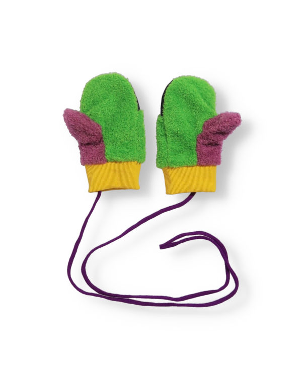 Dětské Rukavice Bape Multi Boa Ape Head Mittens Zelene | 12506IEGS