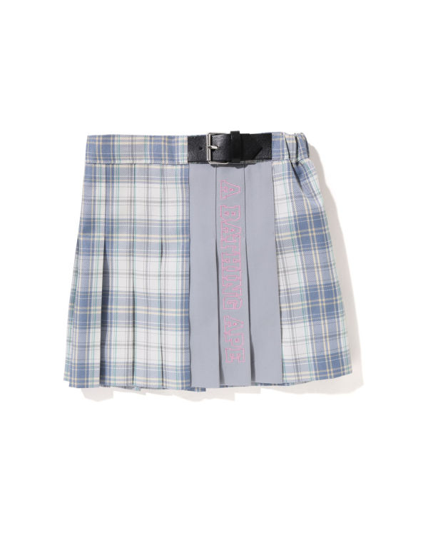 Dětské Sukně Bape Check Plisovaný Blankyt | 53074IYGA