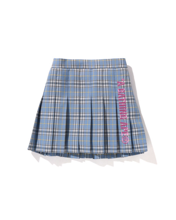 Dětské Sukně Bape Check Plisovaný Blankyt | 95684GXJL